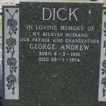 DICK George Andrew 1910-1974