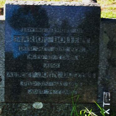 DOLLERY Albert John -1963 &amp;  Marion -1952