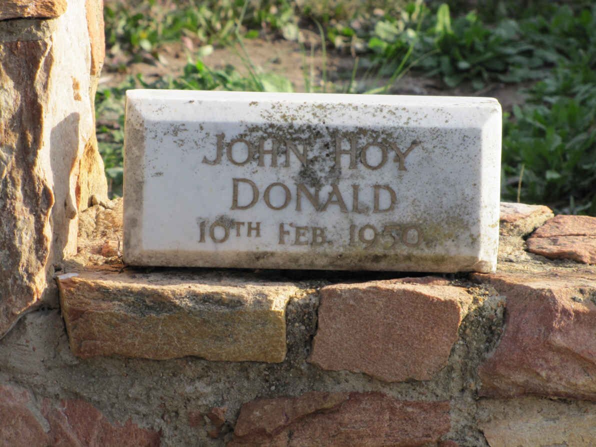 DONALD John Hoy -1950