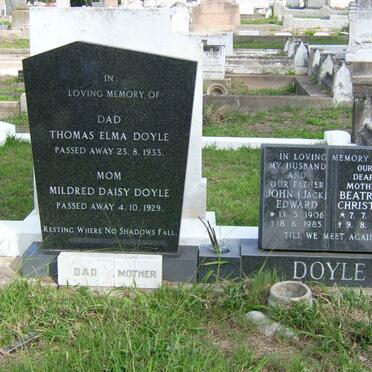 DOYLE Thomas Elma -1933 &amp; Mildred Daisy -1929 :: DOYLE John Edward 1906-1985 &amp; Beatice Christina 1910-1998