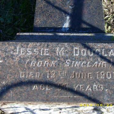 DOUGLAS Jessie M. nee SINCLAIR -1907
