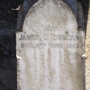 DUNCAN James G. -1962