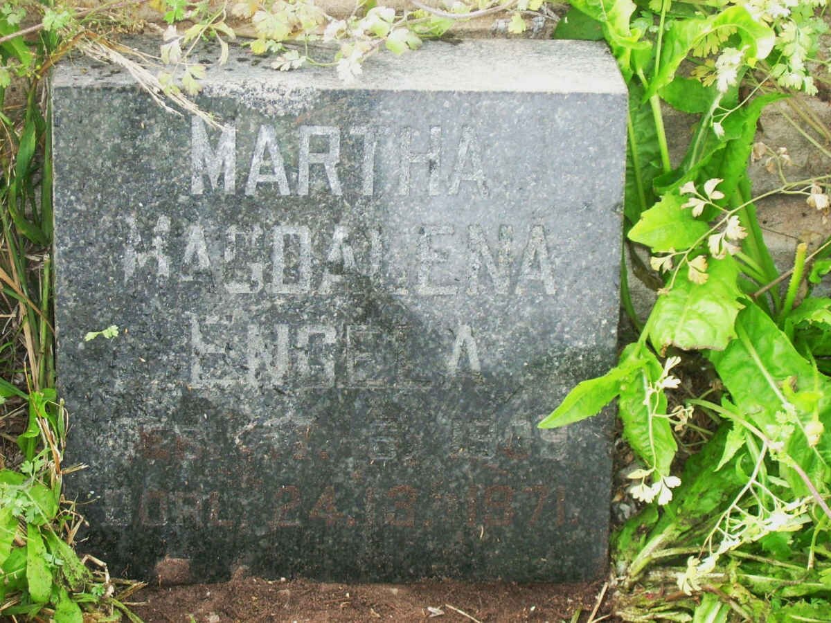 ENGELA Martha Magdalena 1909-1971