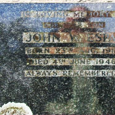 ESPAG John W. 1911-1946