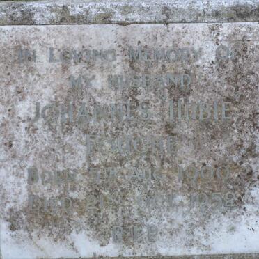 FOUCHE Johannes Hubie 1900-1952