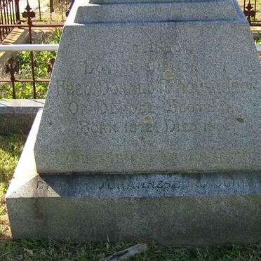 FARQUHARSON Fred Donald 1872-1902 &amp; Christina -1924