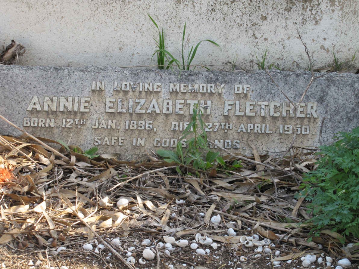 FLETCHER Annie Elizabeth 1896-1950