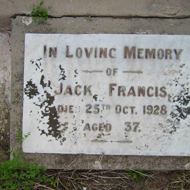 FRANCIS Jack -1928
