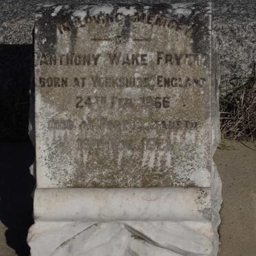 FRYER Anthony Wake 1866-1921