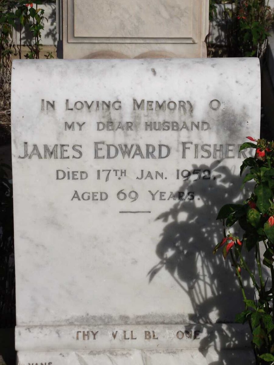 FISHER James Edward -1952