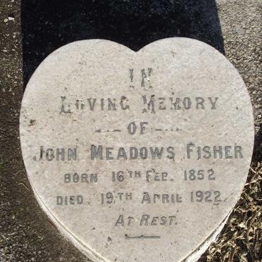 FISHER John Meadows 1852-1922