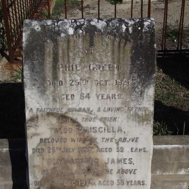 GREEN Phil -1926 &amp; Priscilla -1929 :: GREEN Arthur James -1929