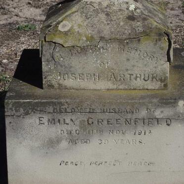 GREENFIELD Joseph Arthur -1914