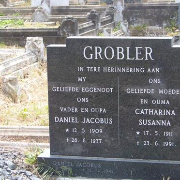 GROBLER Daniel Jacobus 1909-1977 &amp; Catharina Susanna 1911-1991 :: GROBLER Daniel Jacobus -1942