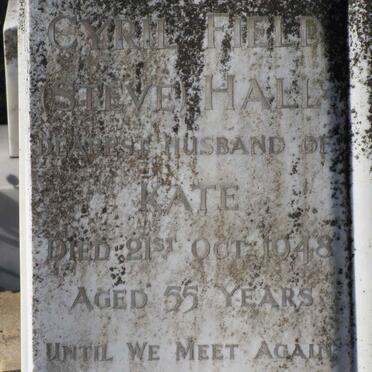 HALL Cyril Field -1948