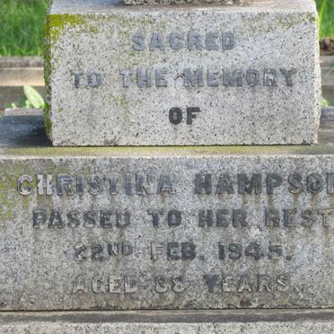 HAMPSON Christina -1945