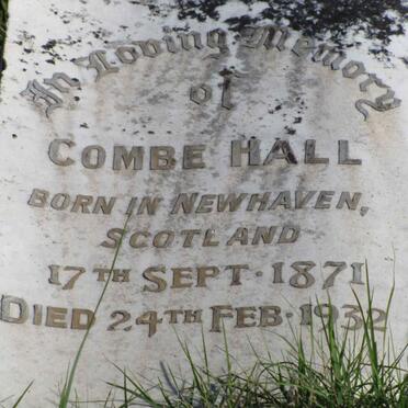 HALL Combe 1871-1932