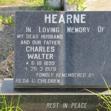 HEARNE Charles Walter 1899-1978