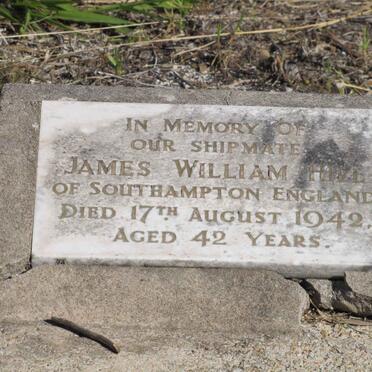 HILL James William -1942