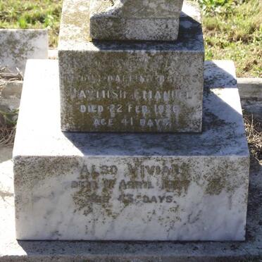 JAFTHA Hamish Emanuel -1926 ::  ? Vivian -1927