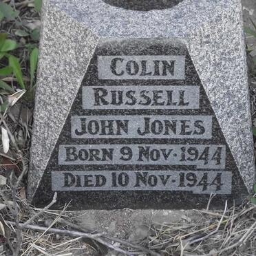 JONES Colin Russell John 1944-1944