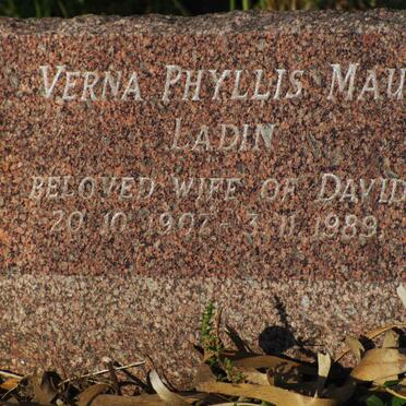 LADIN Verna Phyllis Maud 1907-1989