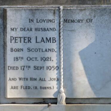 LAMB Peter 1921-1950