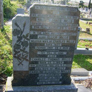 MILLS Walter James 1888-1956 :: MILLS Charles Thomas 1864-1965 &amp; Ellen 1887-1939