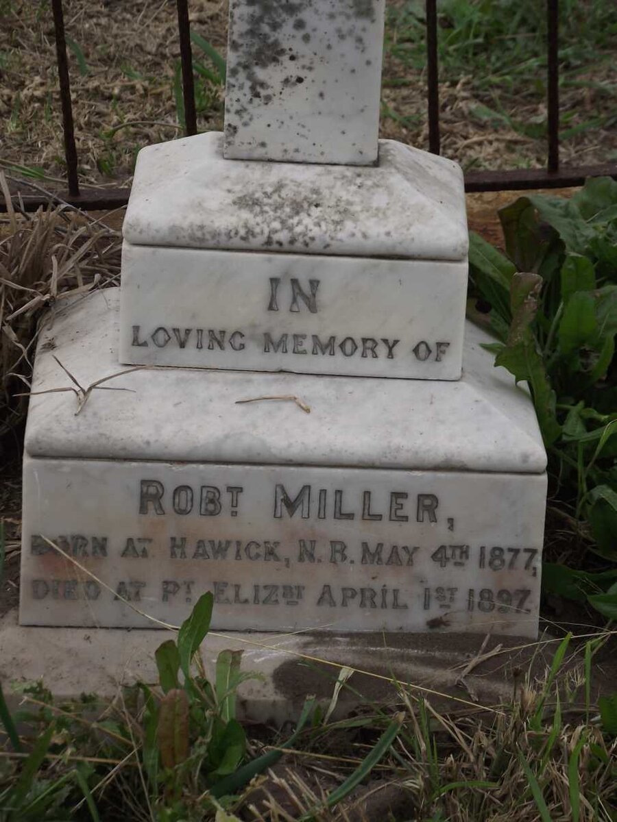 MILLER Robert 1877-1897