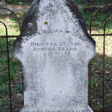 MCBEAN George William -1895