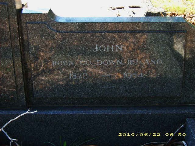 McCOY John 1872-1954