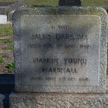 MARSHALL James -1945 &amp; Marion Young -1954