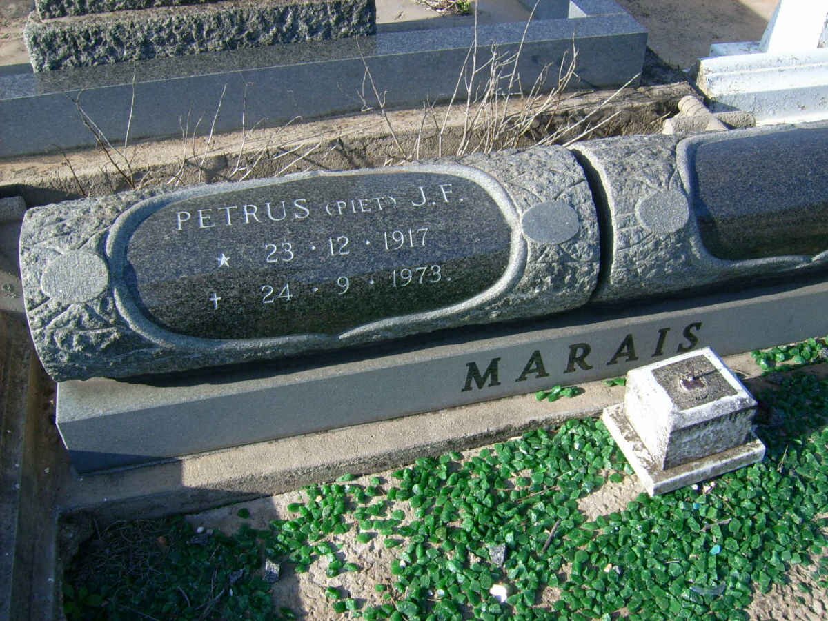 MARAIS Petrus J.F. 1917-1973