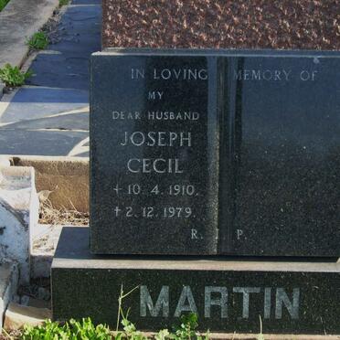 MARTIN Joseph Cecil 1910-1979