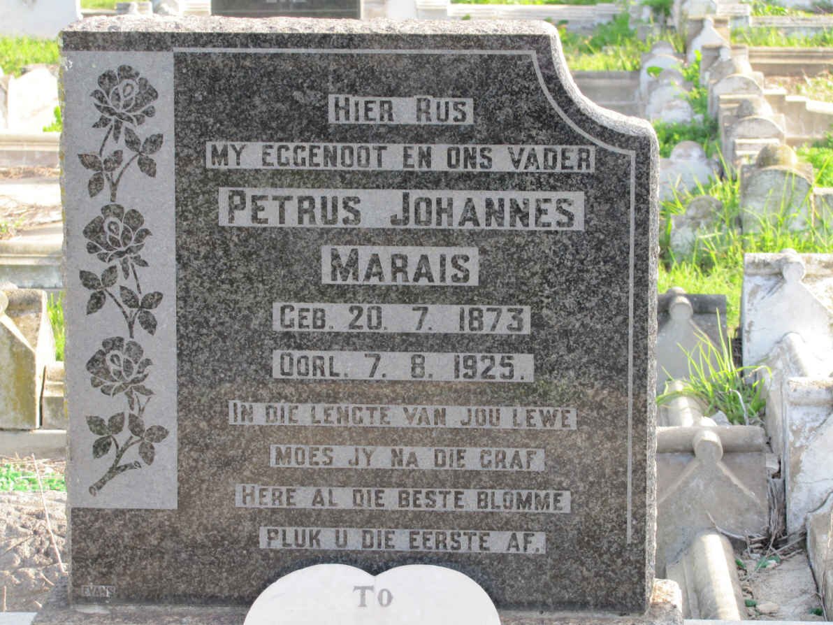 MARAIS Petrus Johannes 1873-1925