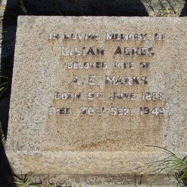 MARKS Lilian Agnes 1881-1949