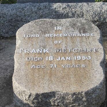 METCALFE Frank -1950