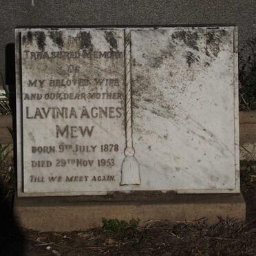 MEW Lavinia Agnes 1878-1953