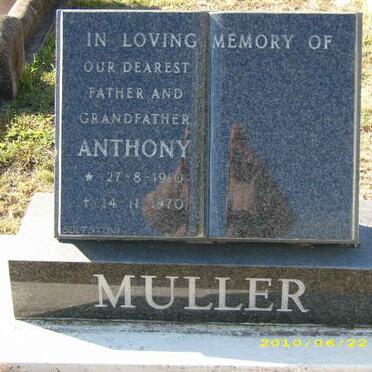 MULLER Anthony 1910-1970