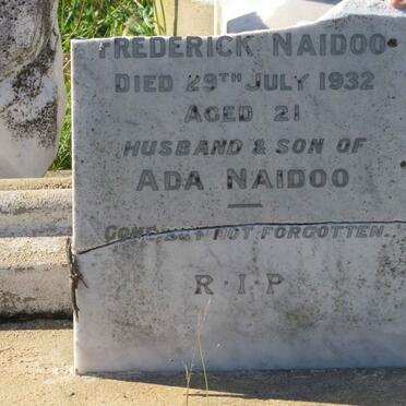 NAIDOO Frederick -1932