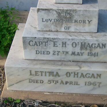 O'HAGEN E.H. -1941 &amp; Letitia -1967