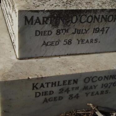 O'CONNOR Martin -1947 &amp; Kathleen -1976