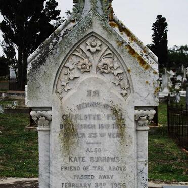 PELL Charlotte -1897 ::  BURROWS Kate -1956