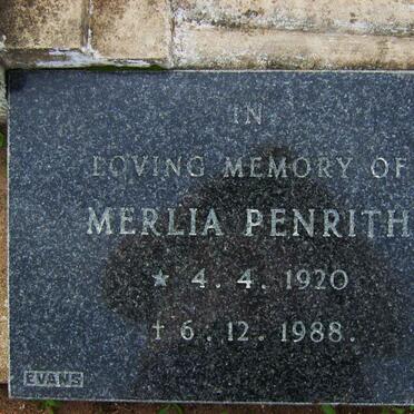 PENRITH Merlia 1920-1988