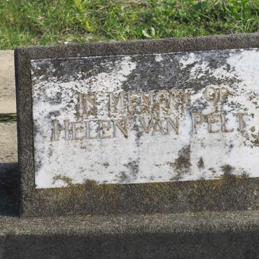 PELT Helen, van