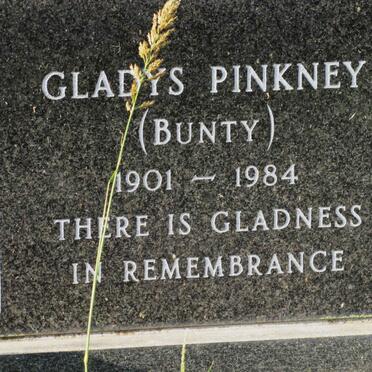 PINKNEY Gladys 1901-1984