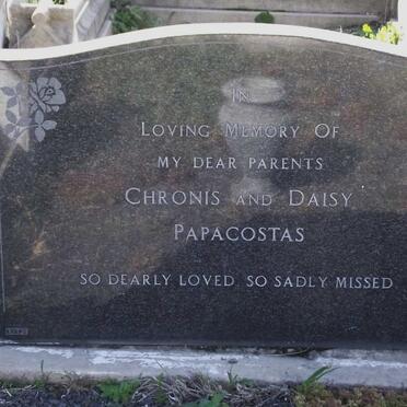 PAPACOSTAS Chronis &amp; Daisy