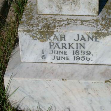PARKIN Sarah Jane 1859-1956