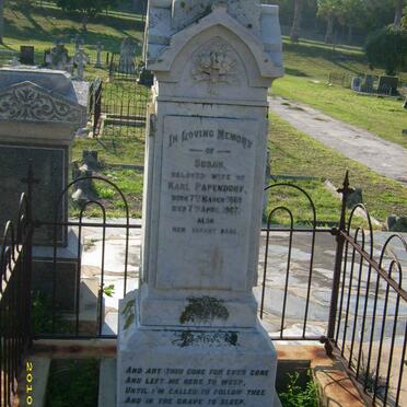 PAPENDORF Susan 1869-1907 :: PAPENDORF Baby