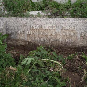 PARE Maurice 1883-1946